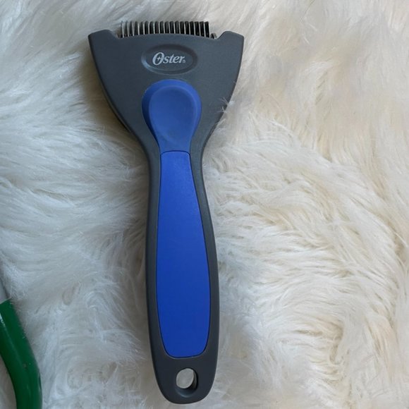 Cat grooming kit, Nail clippers, undercoat fur comb, rubber brush and cloth mitt - Picture 3 of 8